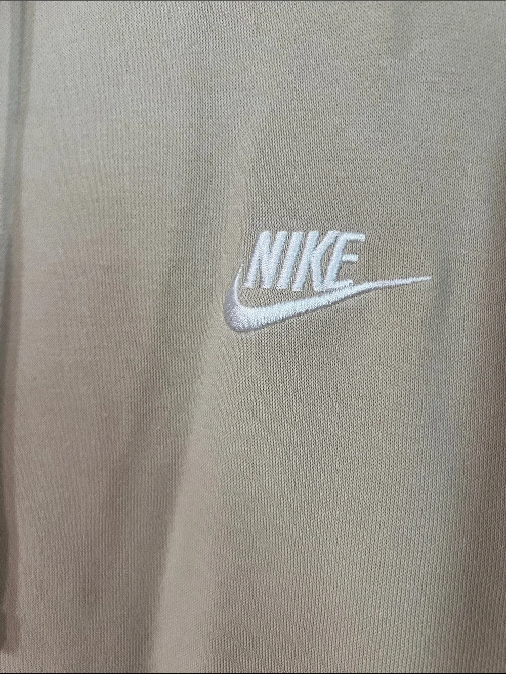 Nike Men’s Beige Pullover Hoodie Size XL /TG